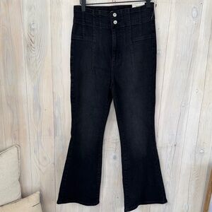 NWT Anthropologie Free People We The Free Jade Crop Flare Jeans Size 29